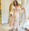 Tew Faux Georgette Embroidery Work Kurti With Plazzo Dupatta Suppliers In India